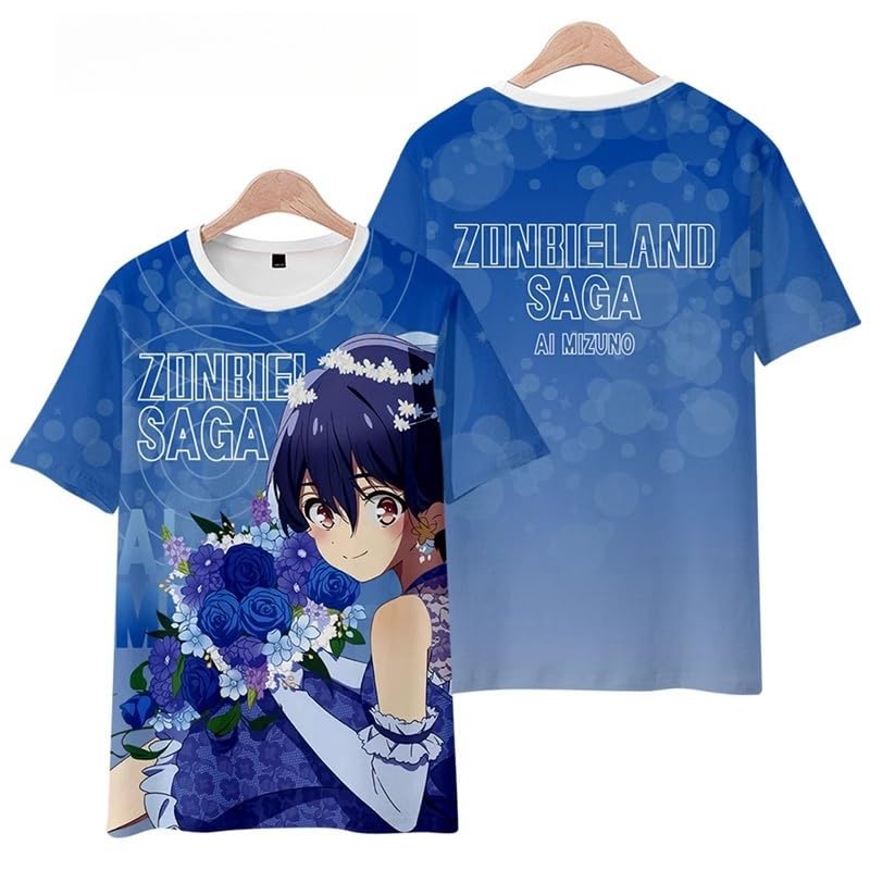 Amazon.co.jp: ゾンビランドサガ tシャツ 半袖 紺野純子 水野愛 印象風